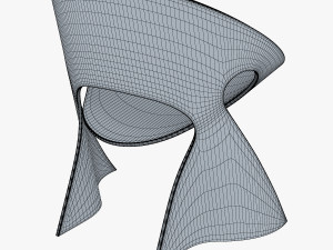 mobius chair frans schrofer Modelo 3D