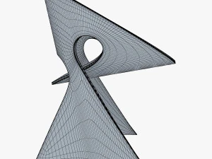 mobius chair frans schrofer 3D Model