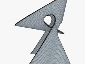 mobius chair frans schrofer 3D Model
