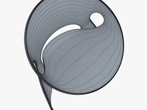 mobius chair frans schrofer 3D Model