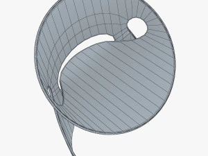 mobius chair frans schrofer 3D Model