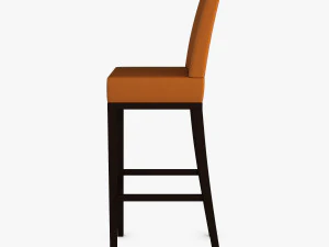 carman bar stool chair 3D Model