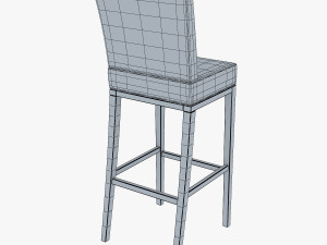 carman bar stool chair 3D Modell