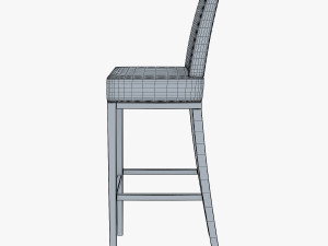 carman bar stool chair 3D Modell