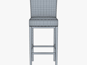 carman bar stool chair 3D Modell