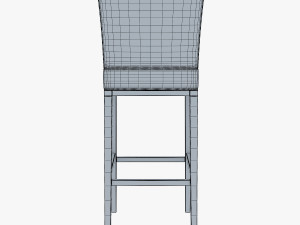 carman bar stool chair 3D Modell