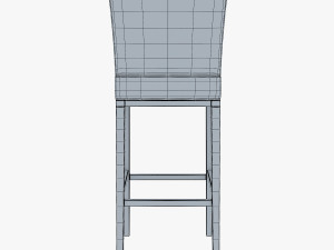 carman bar stool chair 3D Modell
