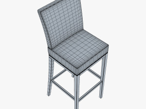carman bar stool chair 3D Modell