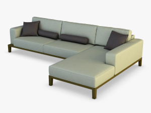milano sofa Modelo 3D