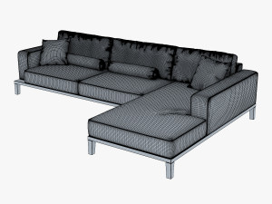 milano sofa 3Dモデル