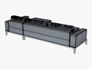 milano sofa 3Dモデル