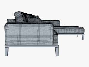 milano sofa 3Dモデル