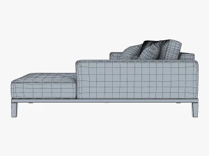 canap&eacute; milano Modèle 3D