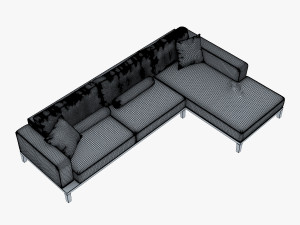 milano sofa 3Dモデル