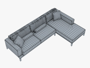 milano sofa 3Dモデル