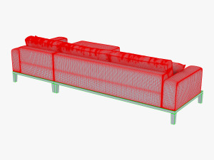 milano sofa 3Dモデル