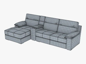 divano oviso Modello 3D