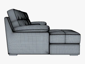 divano oviso Modello 3D