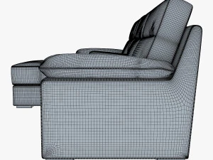 divano oviso Modello 3D