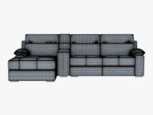 divano oviso Modello 3D