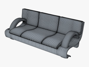 chess sofa 3D 模型