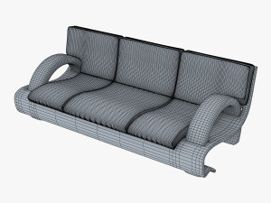 chess sofa 3D 模型