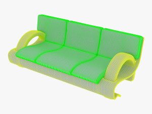chess sofa 3D 模型