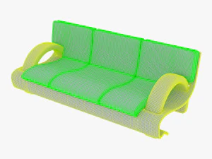 chess sofa 3D Model