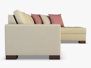 chocolate sofa 3D Model