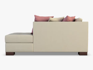 chocolate sofa 3D Model