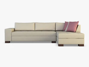 chocolate sofa 3D Model
