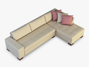 chocolate sofa 3Dモデル
