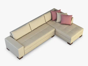 chocolate sofa 3D Model