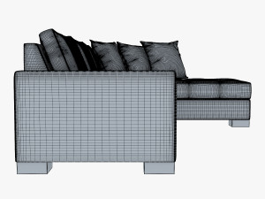 chocolate sofa 3Dモデル