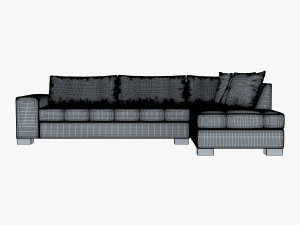 chocolate sofa 3Dモデル