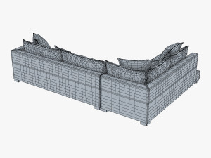 oska sofa 3D Model