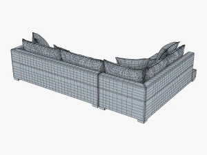 oska sofa 3D Model