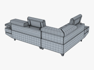 pinati sofa 3D Модель