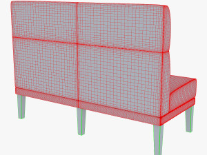 cu6379 sofa Model 3D