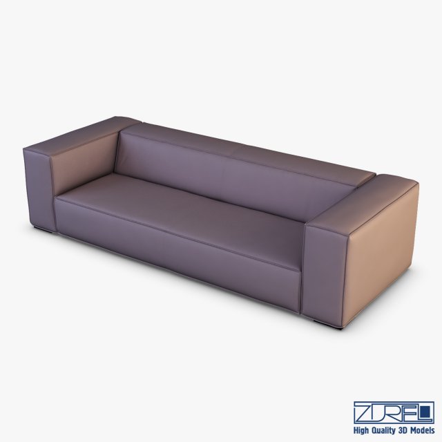 crub sofa 3D मॉडल .c4d .max .obj .3ds .fbx .stl .blend 