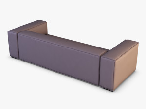 crub sofa 3D मॉडल