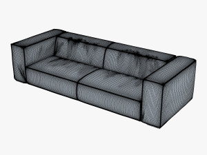 crub sofa 3D मॉडल