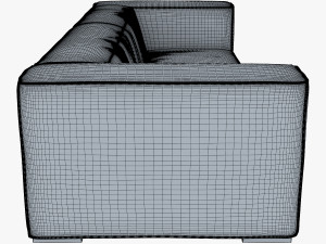 crub sofa 3D मॉडल