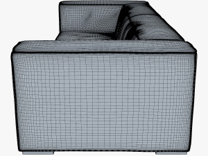 crub sofa 3D मॉडल