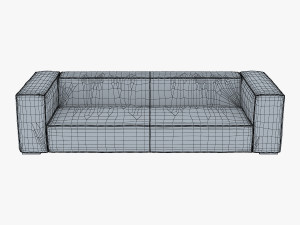 crub sofa 3D मॉडल