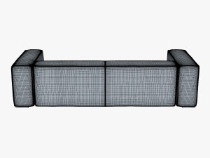 crub sofa 3D मॉडल