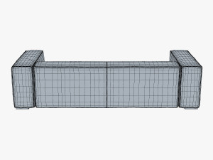 crub sofa 3D मॉडल