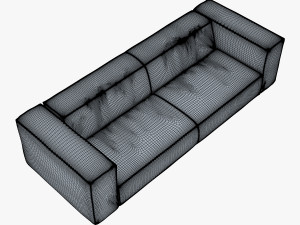 crub sofa 3D मॉडल