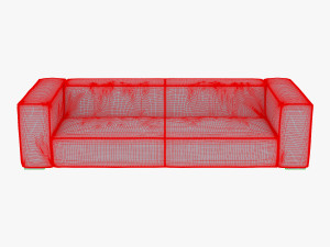 crub sofa 3D मॉडल