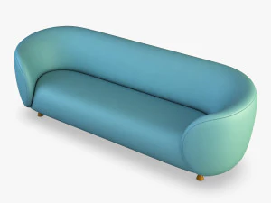 ovalio kanepe 3D Model